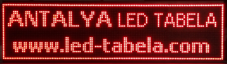 Antalya Led tabela Antalya Led Tabela